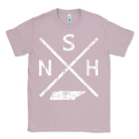 Lilac vintage nashville retro nsh cross t shirt Classic Tee - linhVisuals
