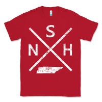 Vintage Nashville Retro Nsh Cross T Shirt Classic Tee | Teevron