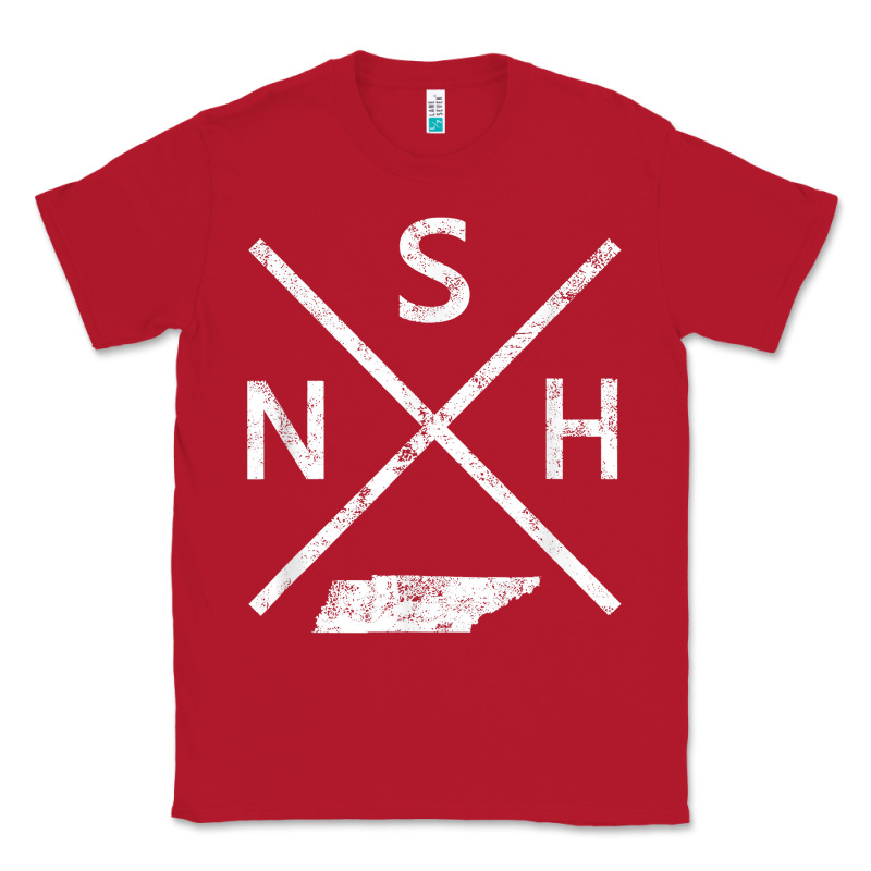 Vintage Nashville Retro Nsh Cross T Shirt Classic Tee by linhVisuals | Teevron