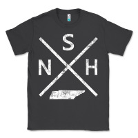 Smoke vintage nashville retro nsh cross t shirt Classic Tee - linhVisuals