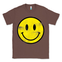 Chestnut vintage retro happy smiley face 80's 90's aesthetic t shirt Classic Tee - linhVisuals