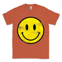 Copper vintage retro happy smiley face 80's 90's aesthetic t shirt Classic Tee - linhVisuals