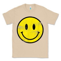 Vintage Retro Happy Smiley Face 80's 90's Aesthetic T Shirt Classic Tee | Teevron