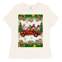 Bone christmas gnomes truck Ladies Tee - Artiststas