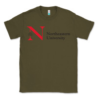 Army Green The the northeastern Classic Tee - linhVisuals