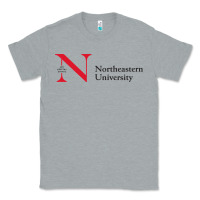 Heather Grey The the northeastern Classic Tee - linhVisuals
