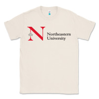 Natural The the northeastern Classic Tee - linhVisuals