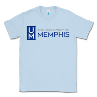 Dusty Blue The university of memphis Classic Tee - linhVisuals