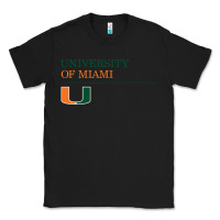 Black The university of miami Classic Tee - linhVisuals