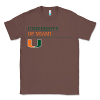 Chestnut The university of miami Classic Tee - linhVisuals