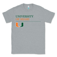 Heather Grey The university of miami Classic Tee - linhVisuals