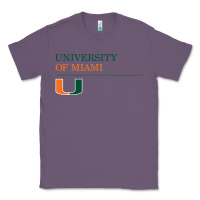 Lavender The university of miami Classic Tee - linhVisuals