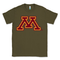Army Green The university of minnesota Classic Tee - linhVisuals