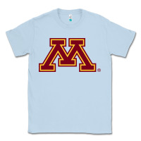 Dusty Blue The university of minnesota Classic Tee - linhVisuals