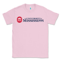 Bubblegum Pink The university of mississippi Classic Tee - linhVisuals