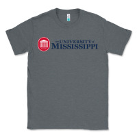 Charcoal Heather The university of mississippi Classic Tee - linhVisuals