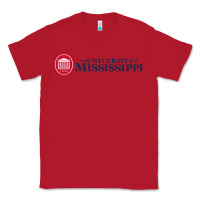 Red The university of mississippi Classic Tee - linhVisuals