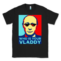 Black who is your vladdy Classic Tee - linhVisuals