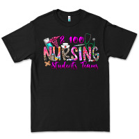 Black 100 Nursing Students Teams Premium Tee - CowhideDigitalArt