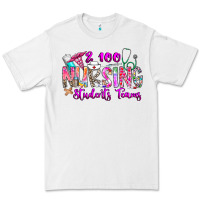 White 100 Nursing Students Teams Premium Tee - CowhideDigitalArt