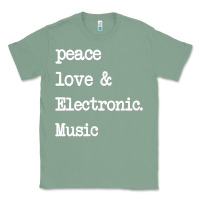 Sage peace love & electronic music  edm techno t shirt Classic Tee - linhVisuals