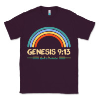 Plum genesis 913 god's promise faithfully rainbow bible verse t shirt Classic Tee - linhVisuals