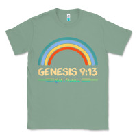 Sage genesis 913 god's promise faithfully rainbow bible verse t shirt Classic Tee - linhVisuals