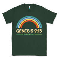 Sports Green genesis 913 god's promise faithfully rainbow bible verse t shirt Classic Tee - linhVisuals
