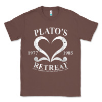 Chestnut plato retreat club vintage retro nyc t shirt Classic Tee - linhVisuals