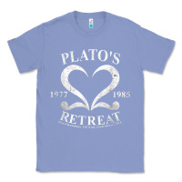 Colony Blue plato retreat club vintage retro nyc t shirt Classic Tee - linhVisuals
