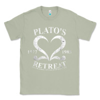 Matcha plato retreat club vintage retro nyc t shirt Classic Tee - linhVisuals