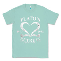 Seafoam plato retreat club vintage retro nyc t shirt Classic Tee - linhVisuals