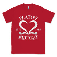 Plato Retreat Club Vintage Retro Nyc T Shirt Classic Tee | Teevron