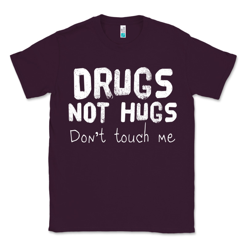 Drugs Not Hugs Classic Tee by linhVisuals | Teevron