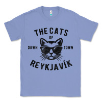 Colony Blue cats of downtown reykjavik t shirt Classic Tee - linhVisuals