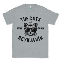 Heather Grey cats of downtown reykjavik t shirt Classic Tee - linhVisuals
