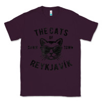 Plum cats of downtown reykjavik t shirt Classic Tee - linhVisuals