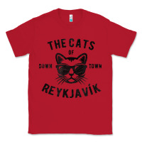 Red cats of downtown reykjavik t shirt Classic Tee - linhVisuals