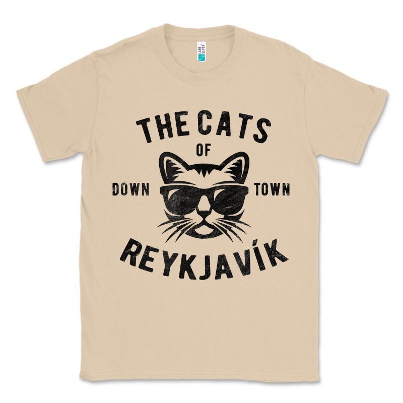 Cats Of Downtown Reykjavik T Shirt Classic Tee by linhVisuals | Teevron