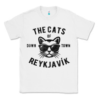 White cats of downtown reykjavik t shirt Classic Tee - linhVisuals