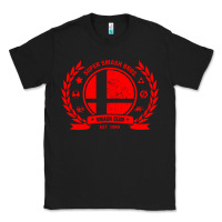 Black super smash bros smash club Classic Tee - linhVisuals