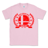 Bubblegum Pink super smash bros smash club Classic Tee - linhVisuals