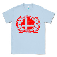 Dusty Blue super smash bros smash club Classic Tee - linhVisuals