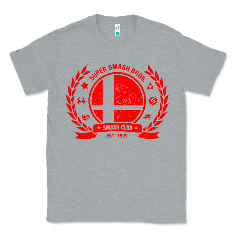 Super Smash Bros Smash Club Classic Tee by linhVisuals | Teevron
