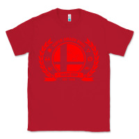 Red super smash bros smash club Classic Tee - linhVisuals