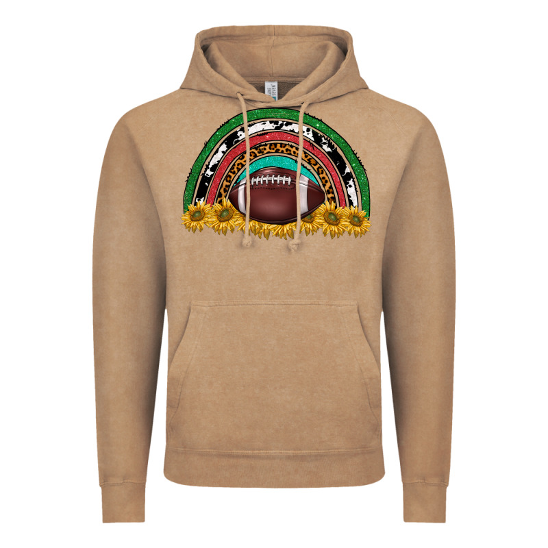 Merry Christmas Sunflower Rainbow Vintage Hoodie by BarkalooDesign | Teevron