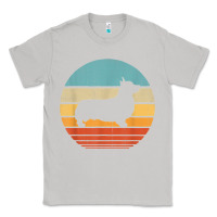 Moon Dust corgi retro vintage 60s 70s sunset dog lovers men women t shirt Classic Tee - linhVisuals