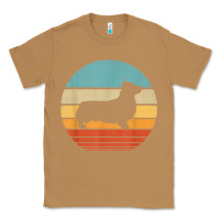 Toasted Coconut corgi retro vintage 60s 70s sunset dog lovers men women t shirt Classic Tee - linhVisuals