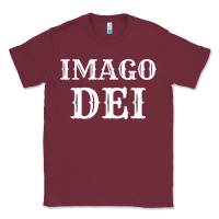 Burgundy imago dei image of god christian t shirt reformed jesus Classic Tee - linhVisuals