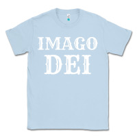 Dusty Blue imago dei image of god christian t shirt reformed jesus Classic Tee - linhVisuals